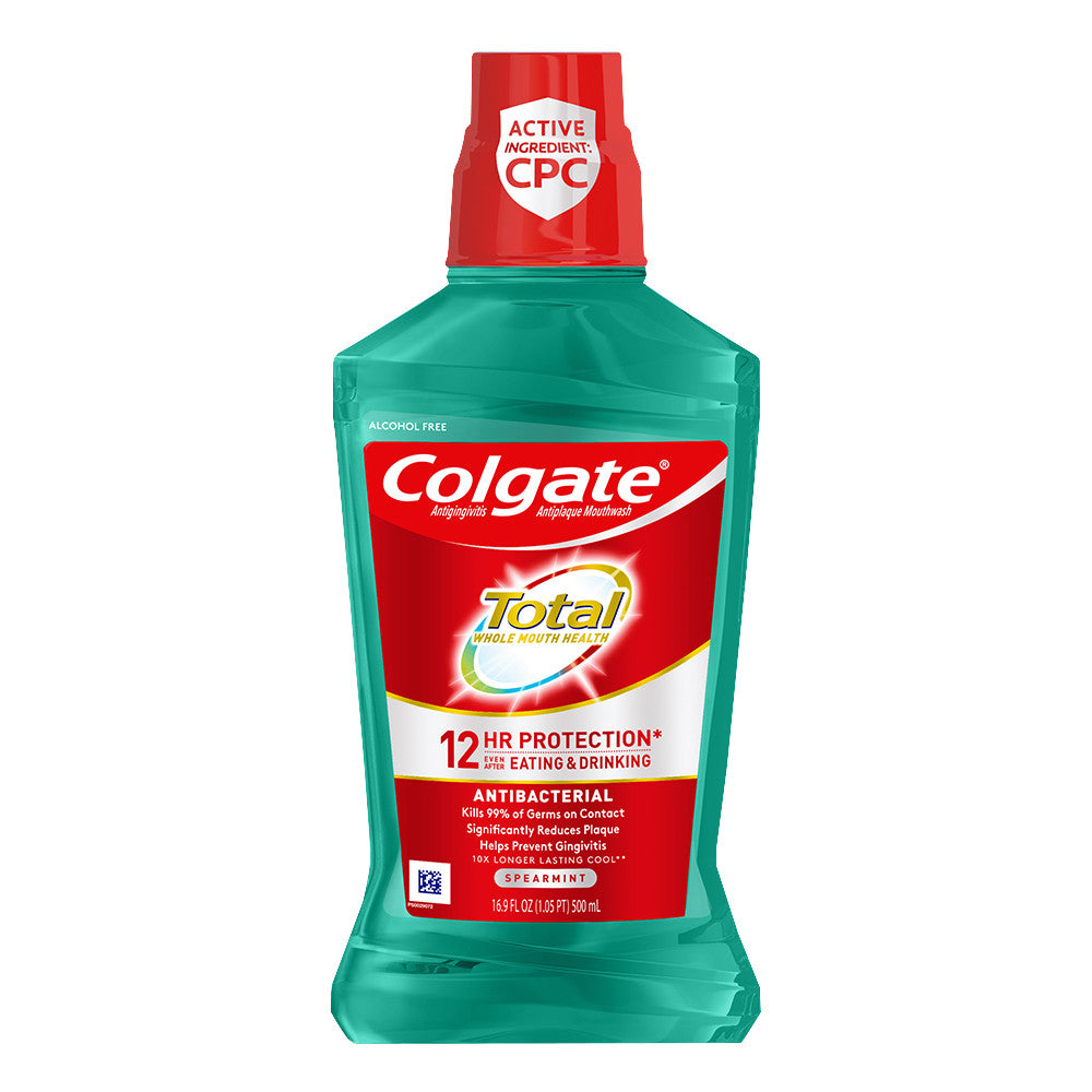 Colgate Total Advanced Pro-Shield Mouthwash, Spearmint Surge, 500 Ml